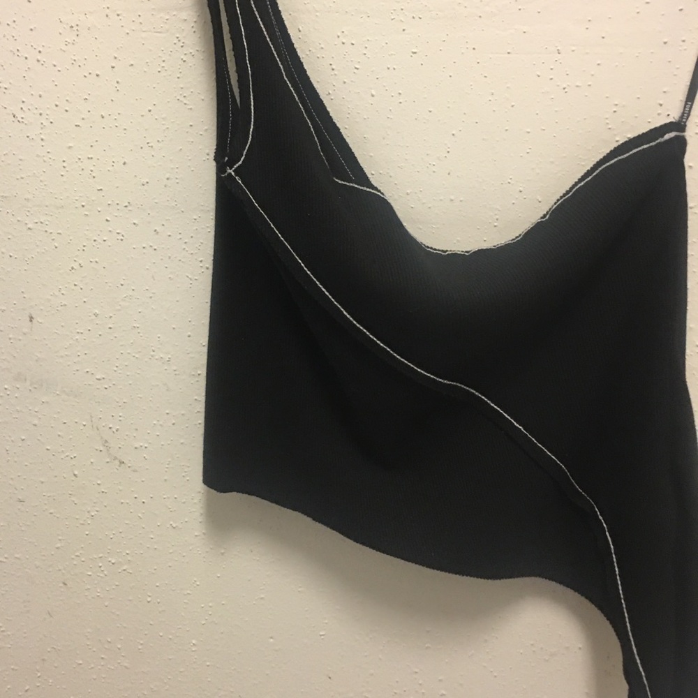 Forever 21 Womens Black and White Knit Tank Top